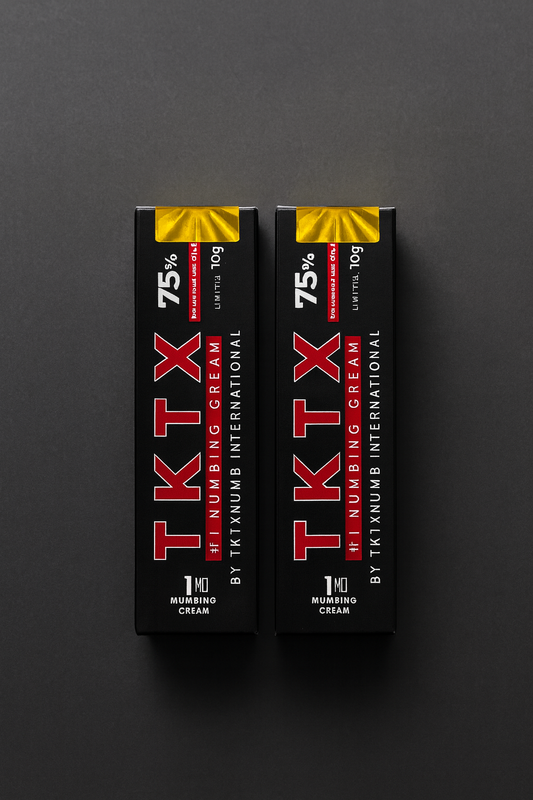 TKTX crema anestésica negra 55% para tatuajes – 2 unidades
