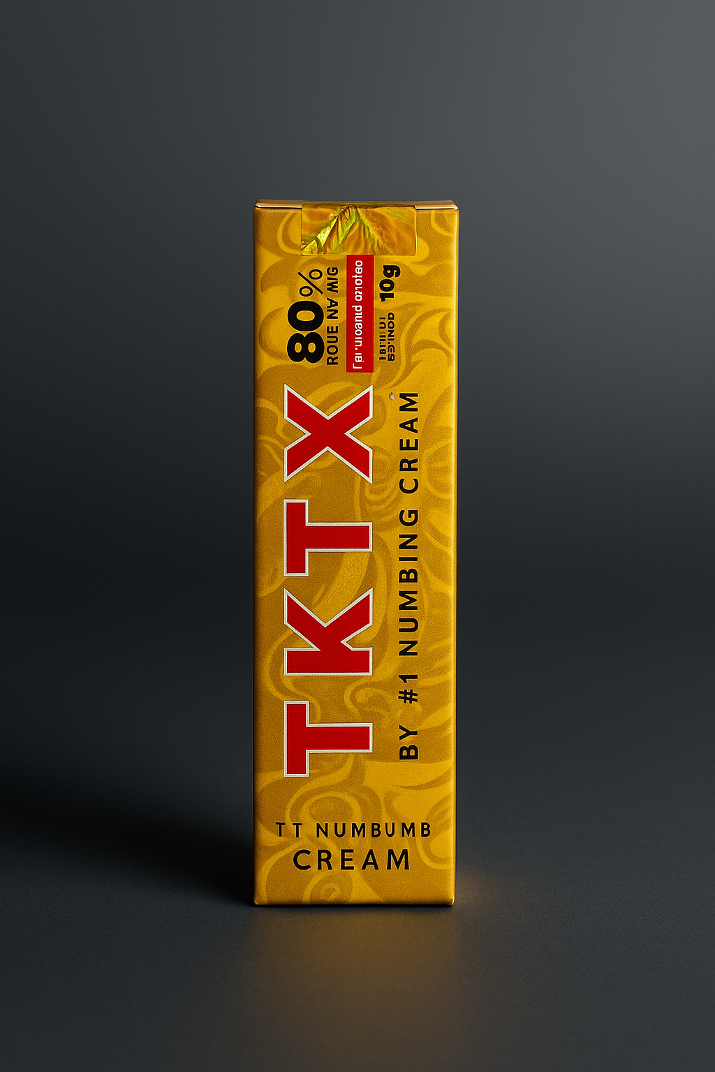 TKTX crema anestésica gold 80% para tatuajes – 1 unidad