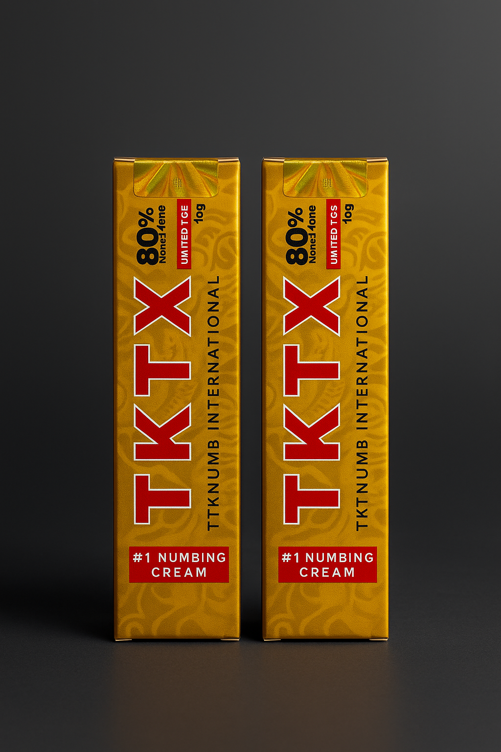 TKTX crema anestésica gold 80% para tatuajes – 2 unidades