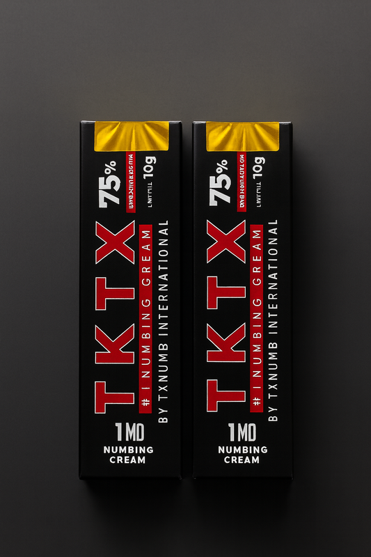 TKTX Crema Anestésica Negra 75% | Crema Para Tatuajes TKTX (2 Unidades)